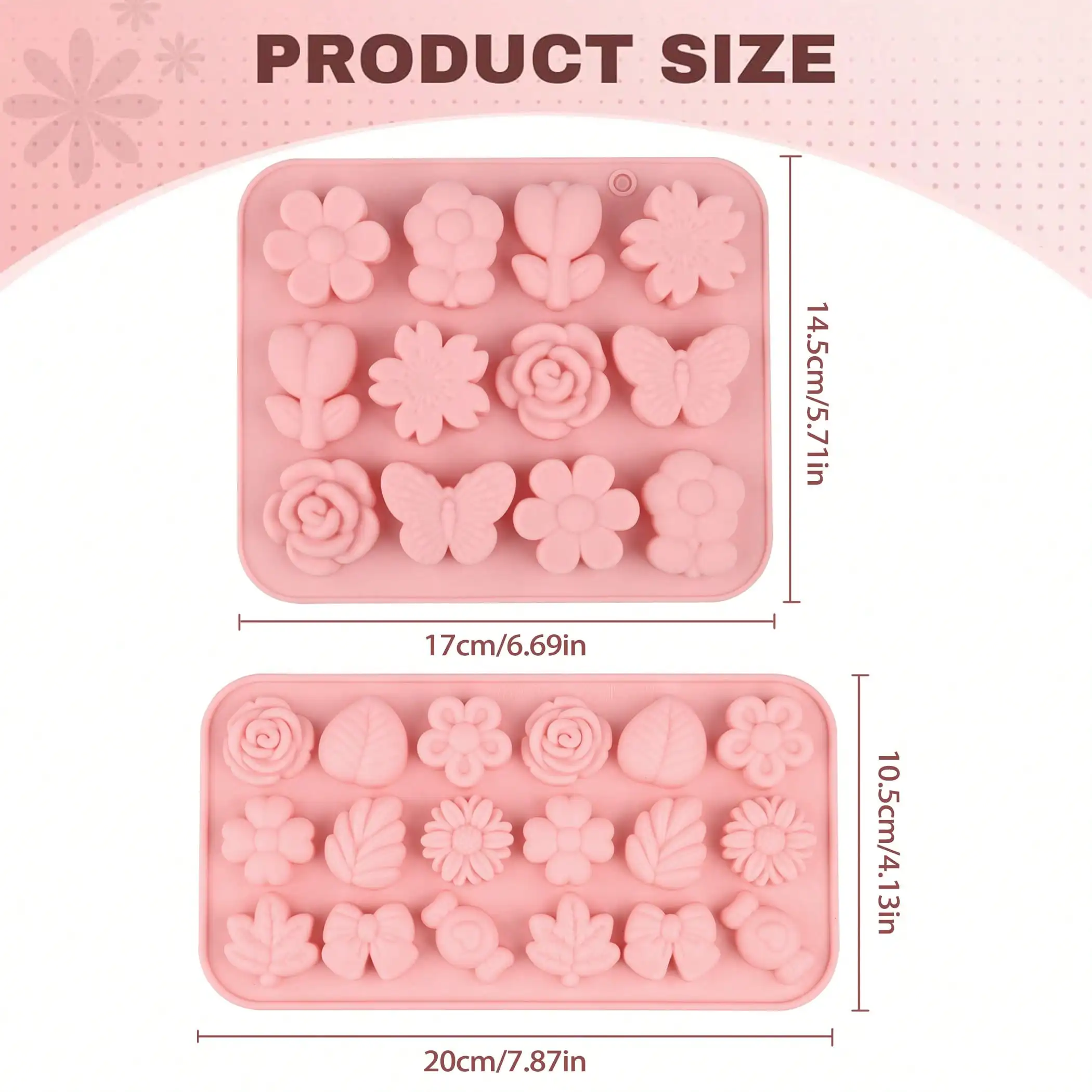 Gummy Candy - 1-2 unidades de moldes de silicone