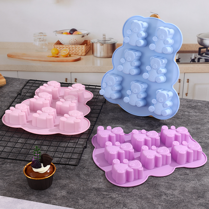 Moldes de urso de goma de sili - Gummy Candy avaliação e preço