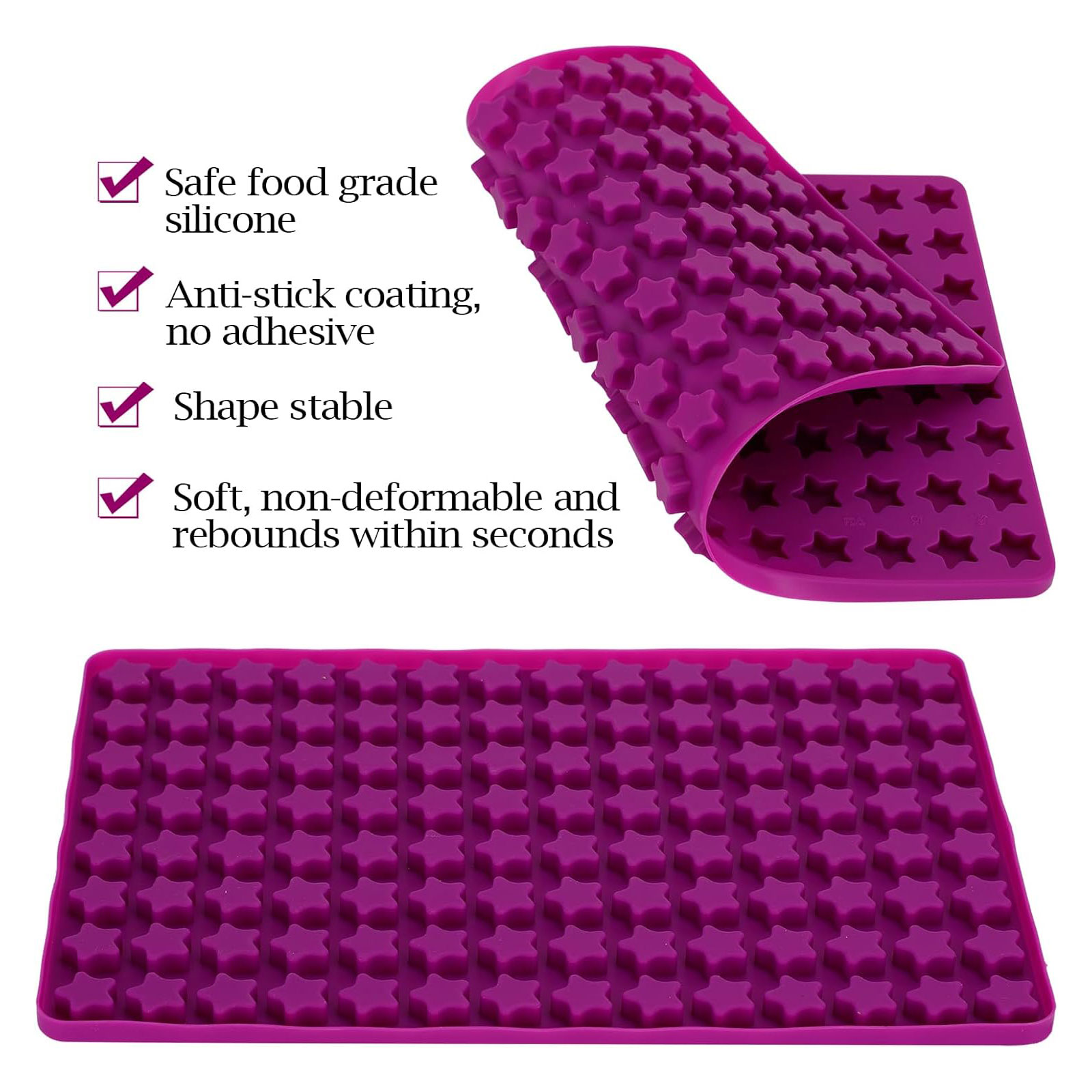 Formas de Silicone Mini Estrel - Chocolate Snack avaliação e preço