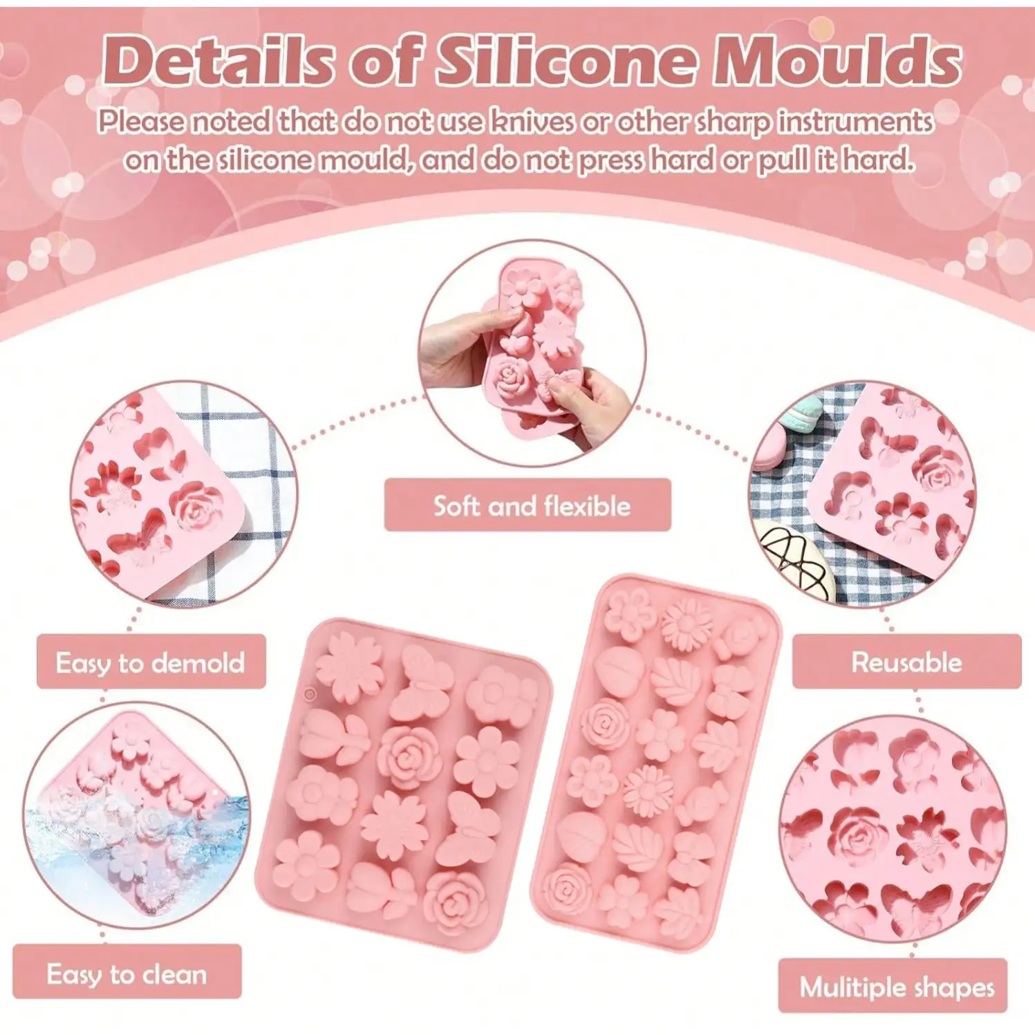 1-2 unidades de moldes de sili - Gummy Candy avaliação e preço